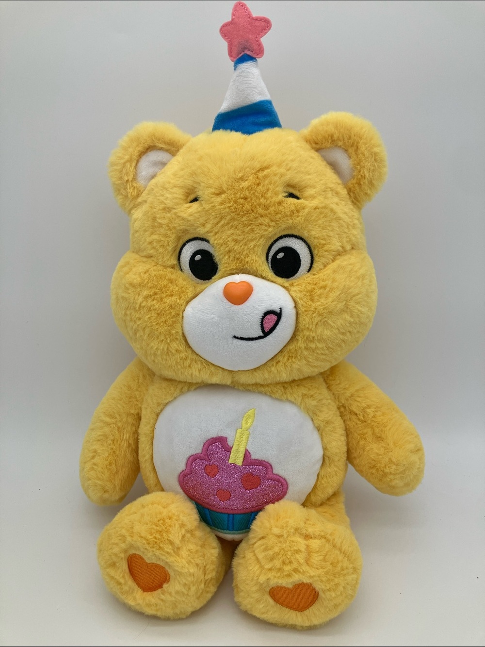 Care Bears Unlock The Magic Birthday Bear Scented Plush Yellow 2021 Stuffed Toy